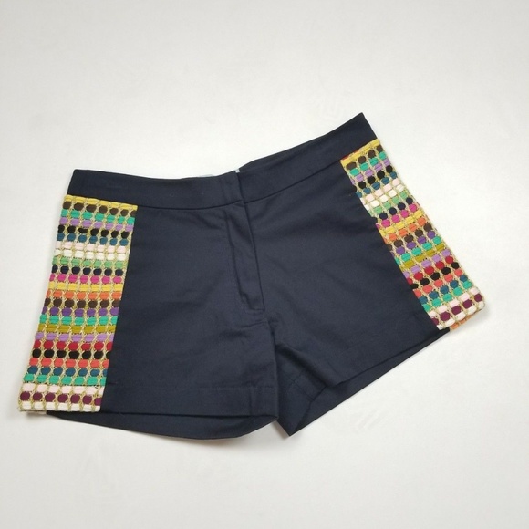 Judith March Pants - Judith March Women's Small Shorts Dark Navy Weave